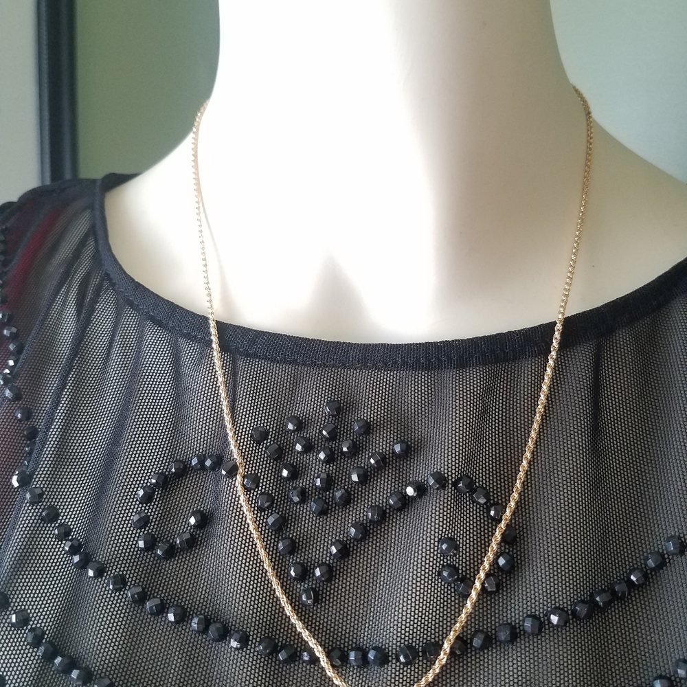 18k Italian Gold Rope Necklace - Picture 3 of 9
